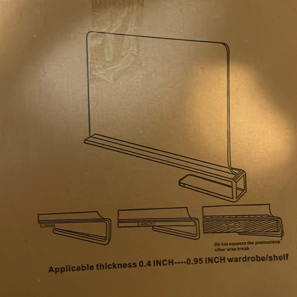 Wardrobe shelf
